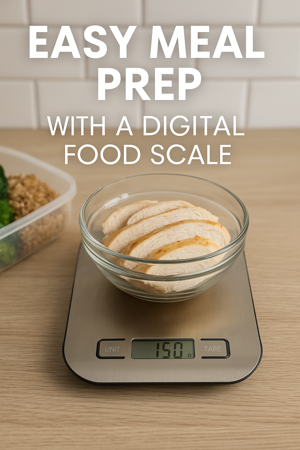 🥗 Easy Meal Prep with Modikitch Digital Food Scale