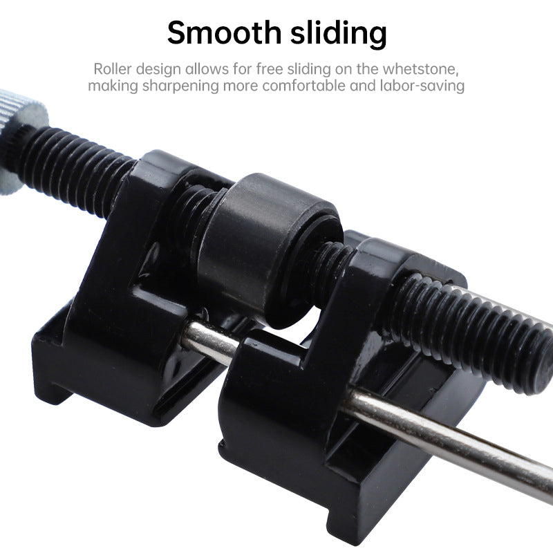 Chisel sharpening guide, knife sharpener, chisel blade, projection sharpener, template, roller, sharpening stone