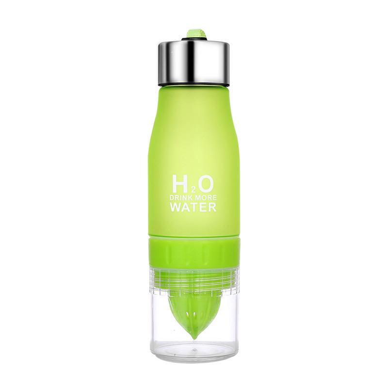 Lemon Bottle Water Bottle 650ml Multi Color Drink More Water Drinking Bottle Sport