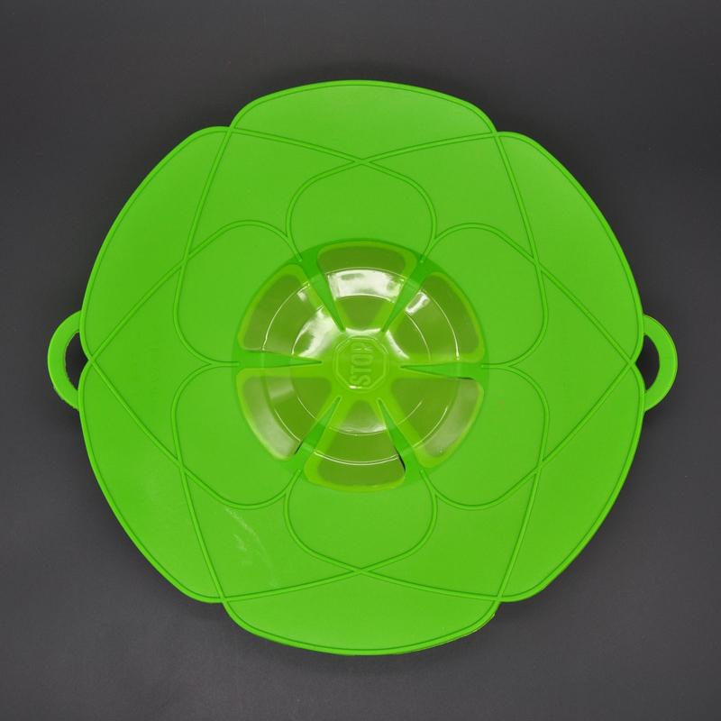 Kitchen Gadgets Silicone Lid Spill Stopper Pan Cover 28.5cm Diameter Cooking Tools