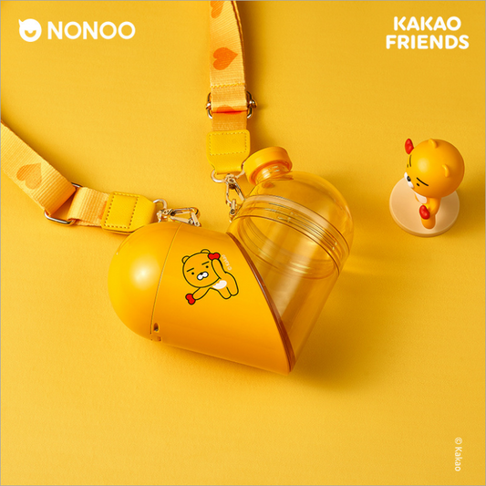 Ins Tide Diagonal Strap Love Cup Net Red Cute Outdoor Portable Water Cup Summer Cartoon Fill Water Carry Small Items Storage Cup