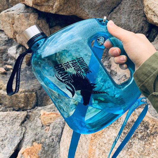 1500Ml Backpack Water Bottle Fitness Large Capacity Food Grade Plastic Material Space Water Cup Bottle Creative Water Bottle