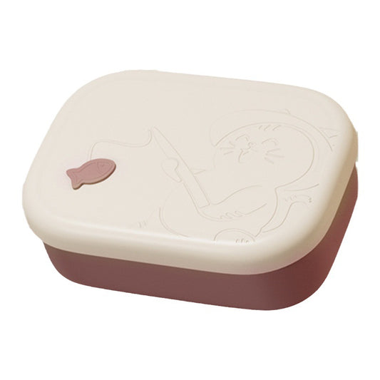 Cute and fashionable food grade silicone lunch box lunch box microwaveable compartment lunch box