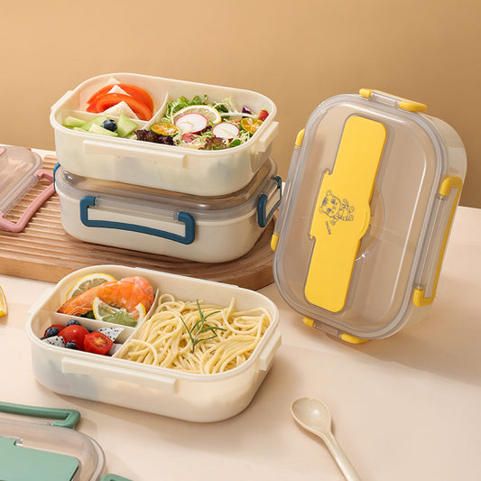 Simple portable sealed microwaveable lunch box lunch box lunch box