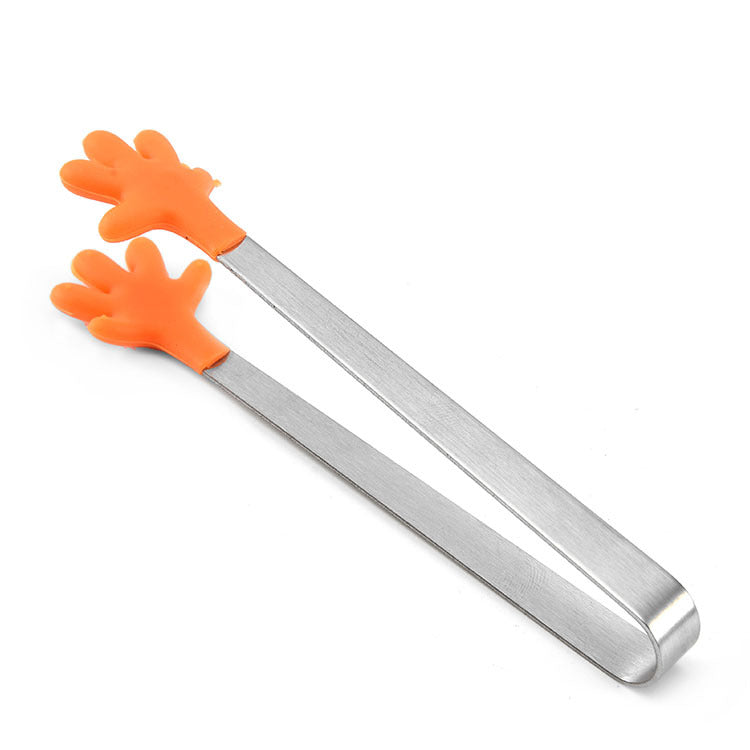Kitchen Gadgets Silicone Food Clips Ice Clips Stainless Steel Mini Food Clips Food Clips