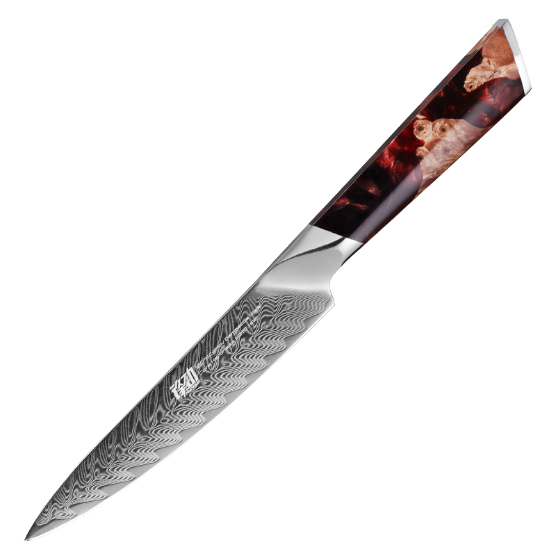 Fengjin Damascus 5 Inch Fruit Knife High Hardness Knife