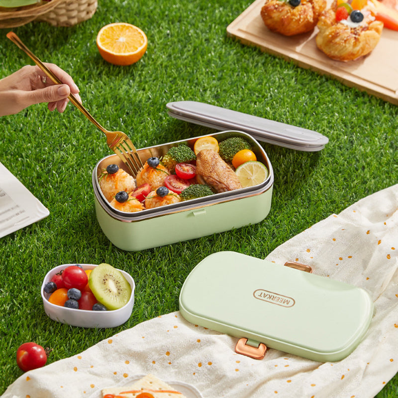 900ML Portable Electric Lunch Box for Office Workers. Self - heating, steaming, cooking, with heat preservation