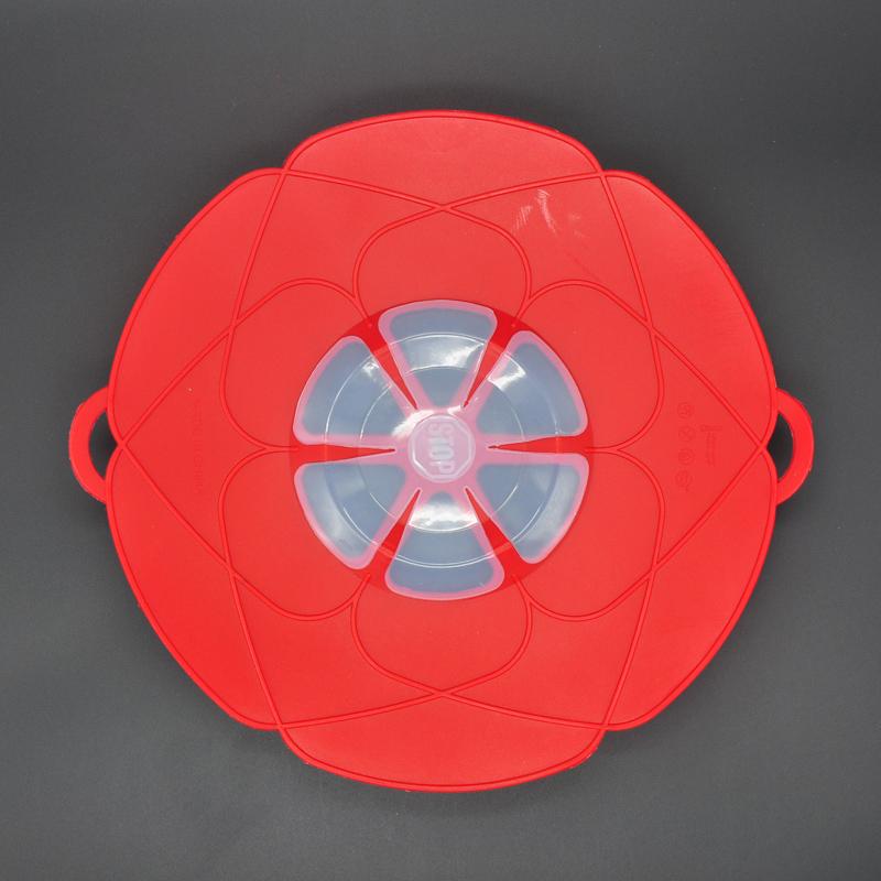Kitchen Gadgets Silicone Lid Spill Stopper Pan Cover 28.5cm Diameter Cooking Tools