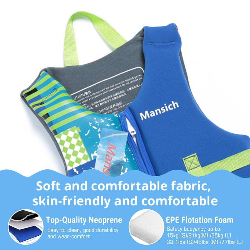 High-appearance kids' high-buoyancy swim vest: summer drifting, anti-drowning.