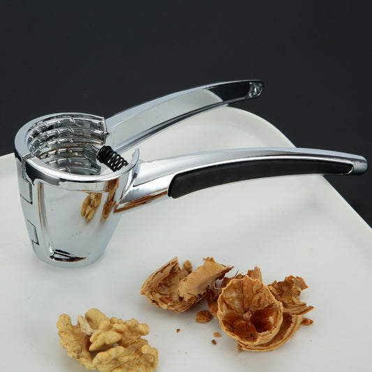 Stainless Steel Walnut Clip Funnel Type Nut Pliers Zinc Alloy Walnut Pliers Sheller High-End Daily Kitchen Gadgets