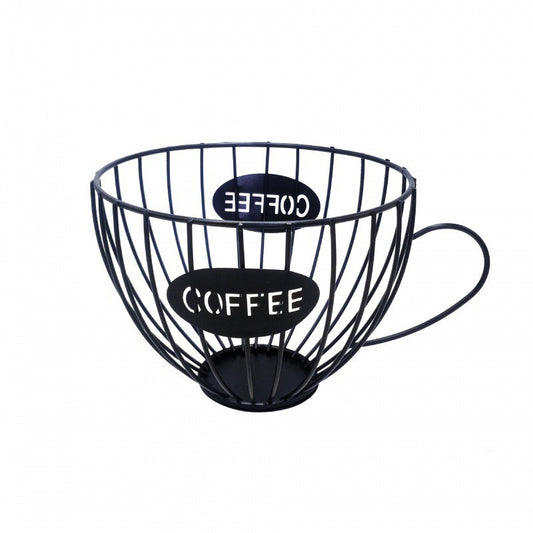 Cofffee Capsule And Tea Bag Holder Black