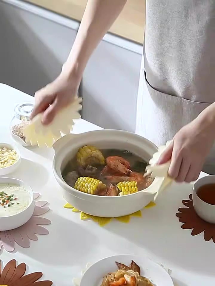 Minimal heat insulation mat, cup mat, European dining table, PVC anti slip and waterproof Nordic dish mat, bowl mat