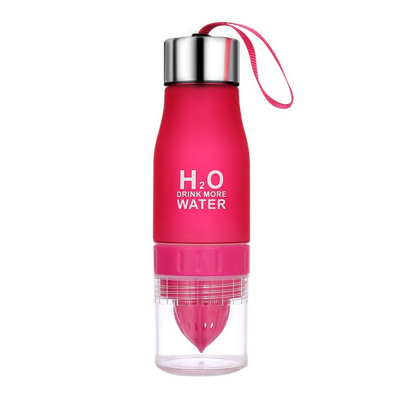 Lemon Bottle Water Bottle 650ml Multi Color Drink More Water Drinking Bottle Sport