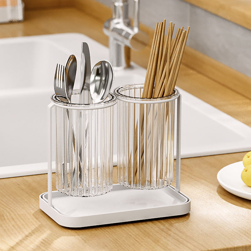 Japanese Style Chopsticks Tube Knife Fork Spoon Chopsticks Storage Box