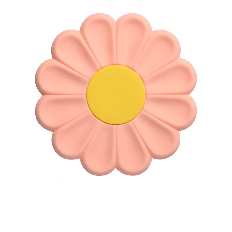 Creative Daisy Flower Household Oil and Heat Resistant Small Fresh Japanese and Korean Bowl and Plate Mats