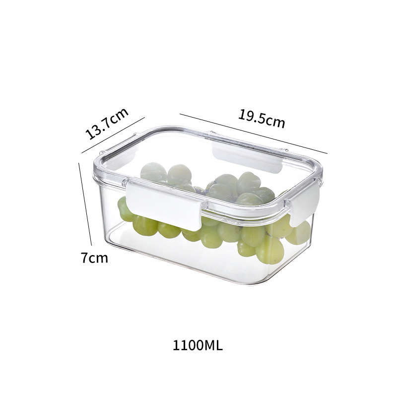 Freshness preservation box food grade refrigerator special storage box freezer with lid