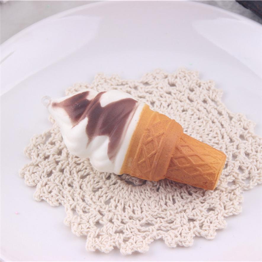 Antistress Squishy Toys For Children Slow Rising Funny Gadgets Smile Ice Cream Kids Stress Relief Cute Squisy Keychain Squichy