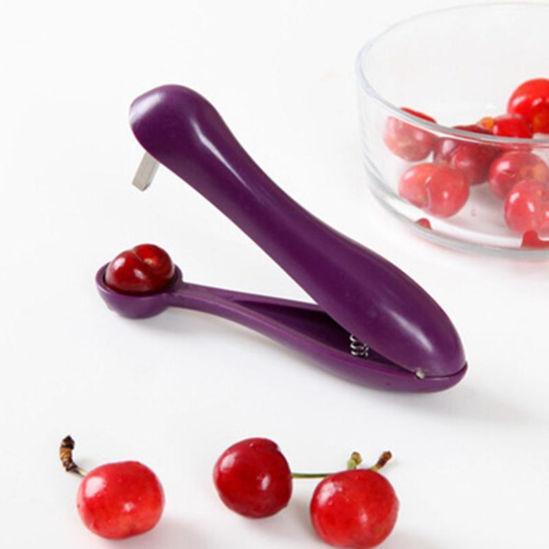 Stainless Steel Cherry Pitter Fruit Core Seed Remover Tools Cherries Corer Fruit Tool Gadgets Kitchen Accessories