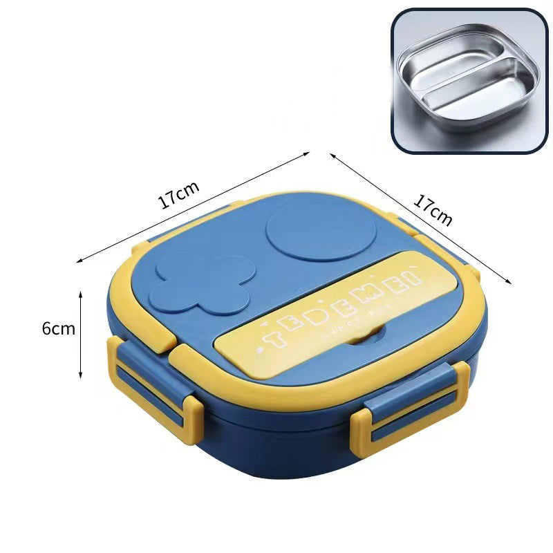 Stainless Steel Lunch Box Dinner Plate Robot Shaped Lunch Box