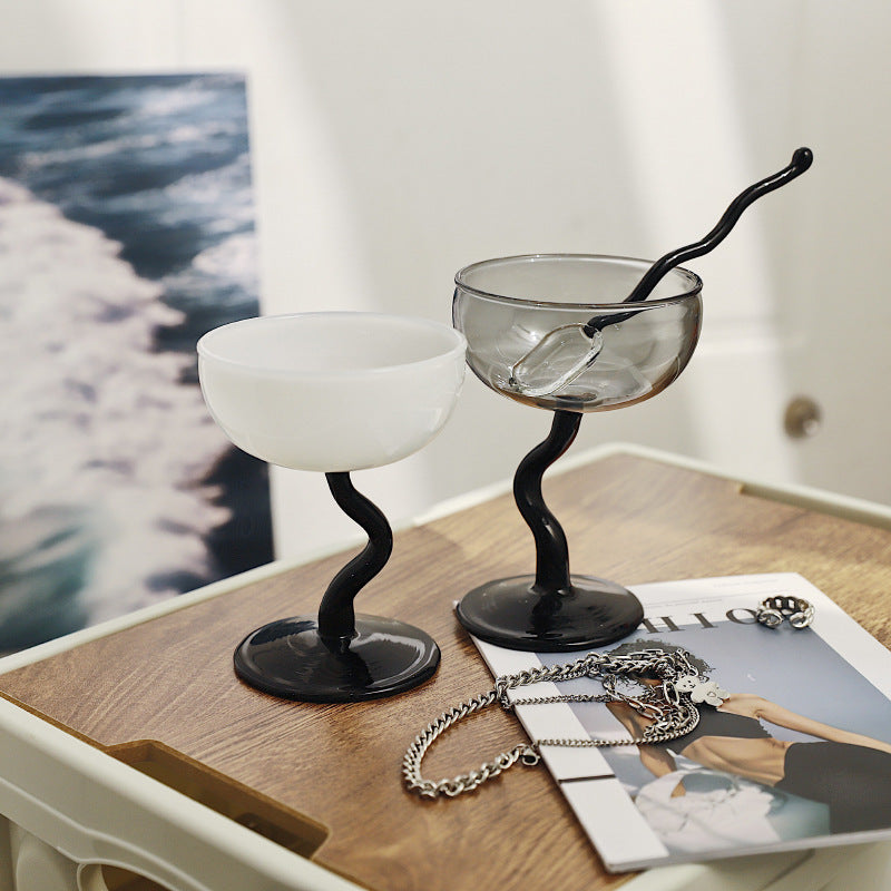 Ice cream cup milk tea milkshake dessert glass tall pudding ice cream bowl ice cream cup