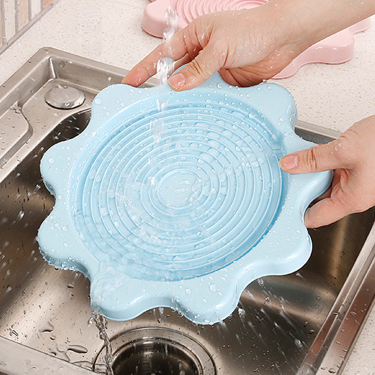 Hot Water Bottle Pad Warm Water Bottle Tray Household Hot Water Bottle Heat-Proof Pad Insulation Pad Water Filter Tray