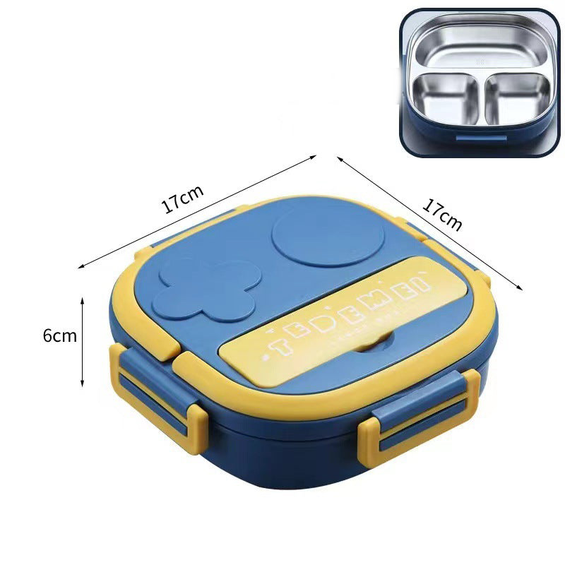 Stainless Steel Lunch Box Dinner Plate Robot Shaped Lunch Box