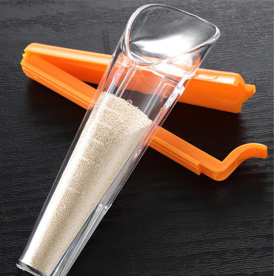 Baking Tool Yeast Weigher Dry Yeast Measurer Yeast Measurer Yeast Measuring Cup With Sealing Clip