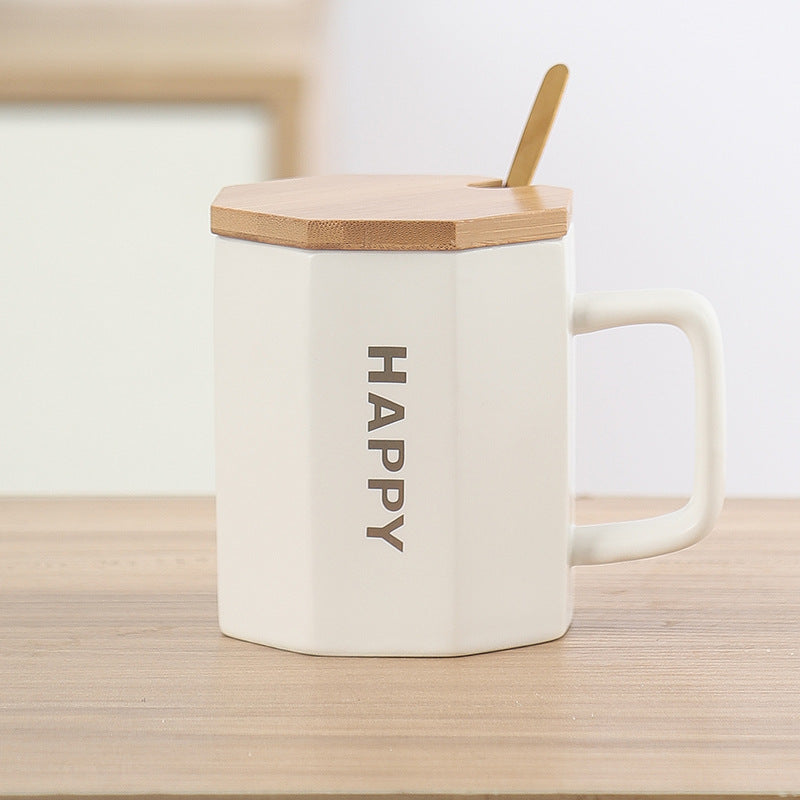 New Japanese Style Household Star Dad Mug With Lid Teacher's Day Gift Practical Mug Mug Ins Style