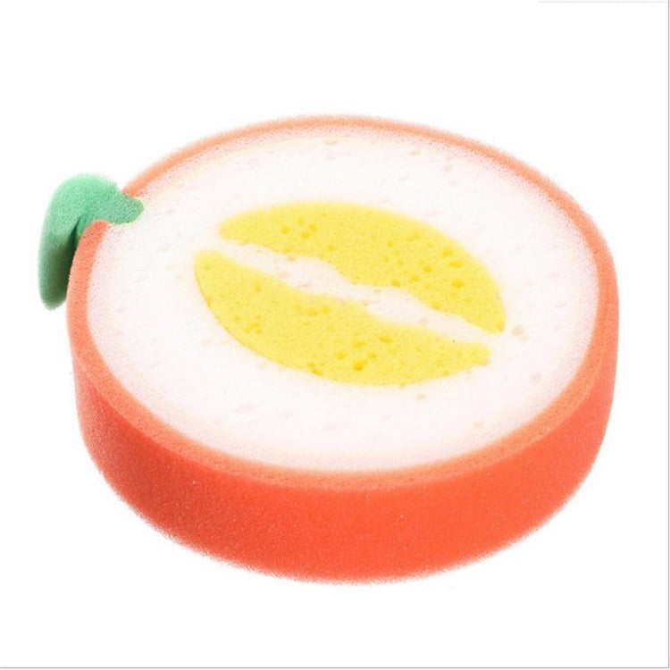 Thickened fruit sponge cleaning wipe large absorbent kitchen dishwashing scouring pad styling pot brush