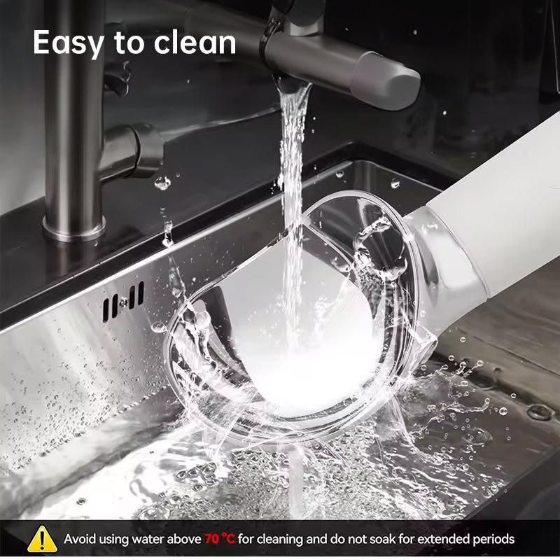 Rechargeable Heated Scoop: Adjustable Temp, Rapid Heat for Ice Cream & More