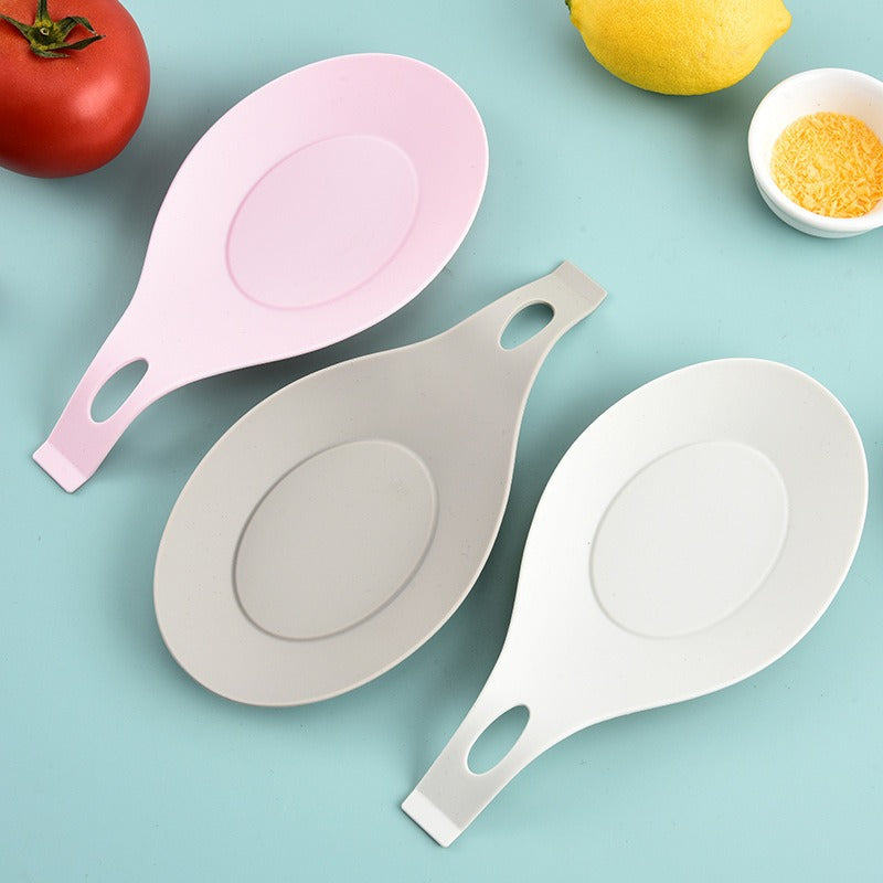 Silicone soup spoon mat, spoon holder, shovel change holder, seasoning soy sauce dish mat, storage mat, spoon change holder, spo