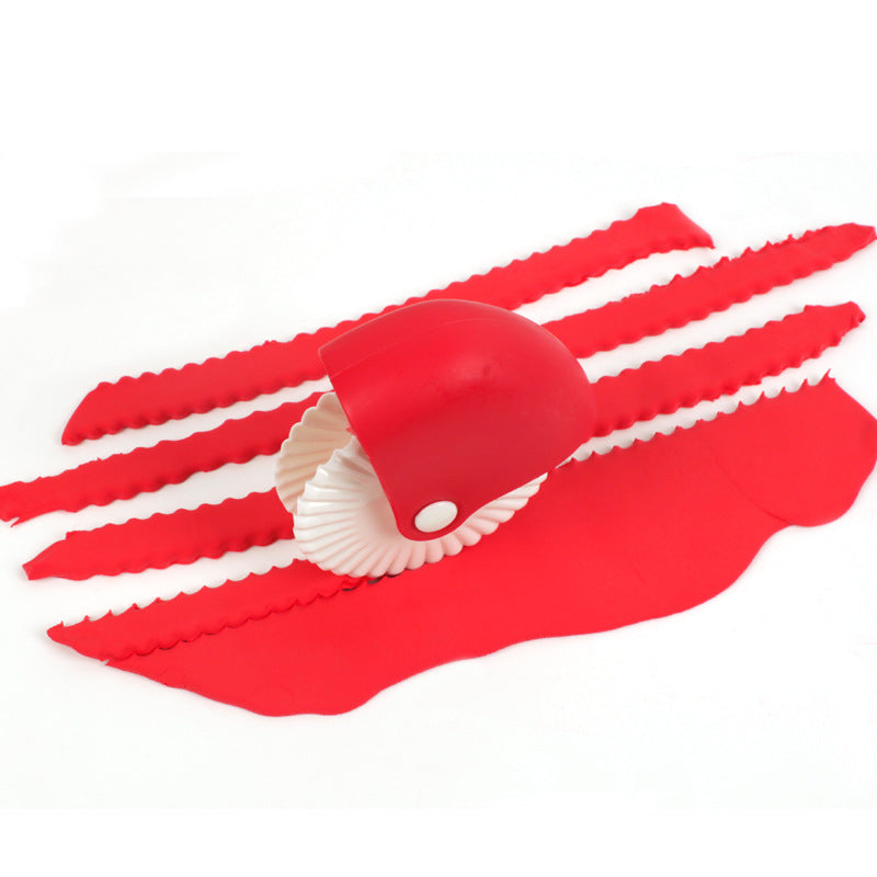 Baking Tools Kitchen Pasta Cutting Wheel Curling Wheel Manual Pasta Cutter Roller Knife Kitchen Gadgets