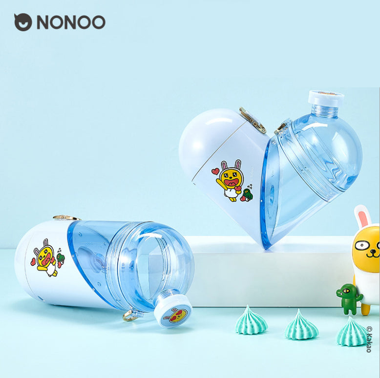 Ins Tide Diagonal Strap Love Cup Net Red Cute Outdoor Portable Water Cup Summer Cartoon Fill Water Carry Small Items Storage Cup