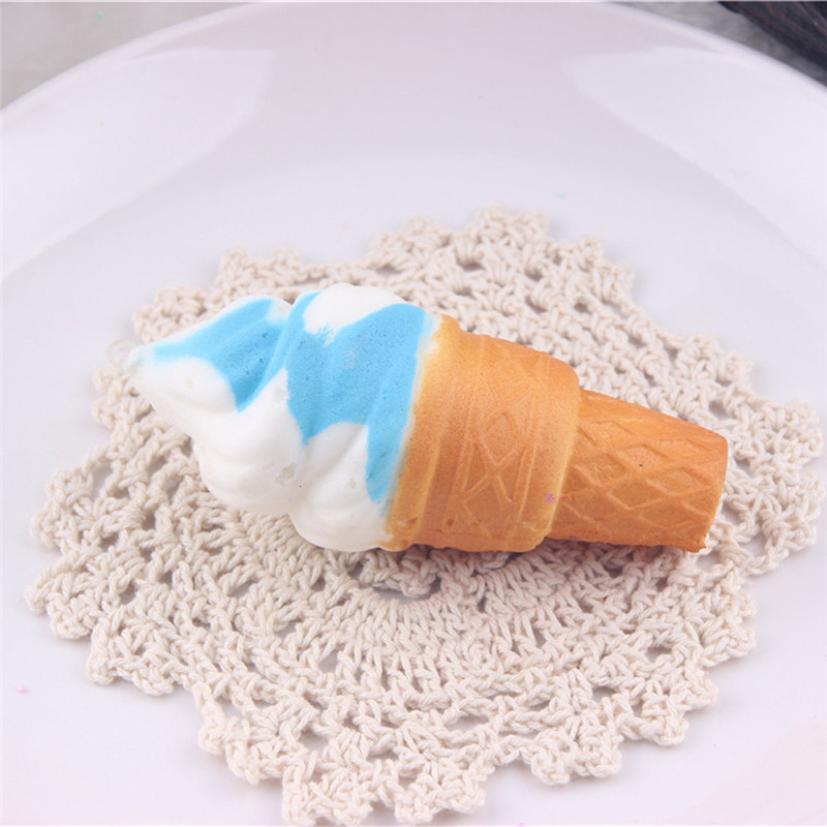 Antistress Squishy Toys For Children Slow Rising Funny Gadgets Smile Ice Cream Kids Stress Relief Cute Squisy Keychain Squichy