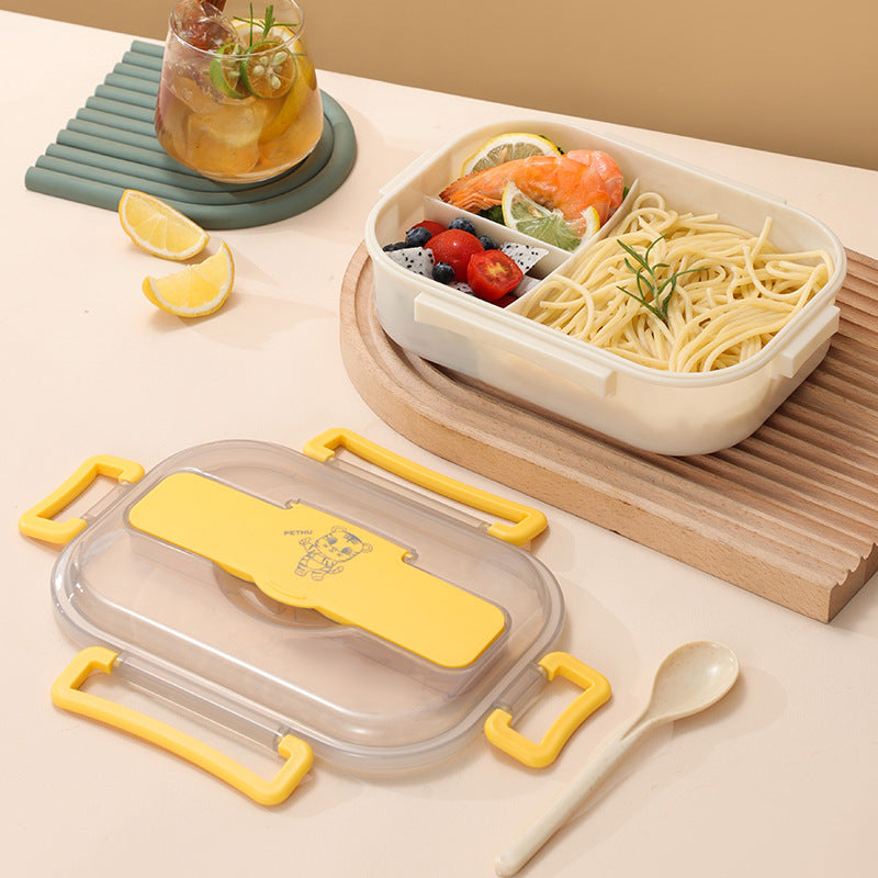 Simple portable sealed microwaveable lunch box lunch box lunch box