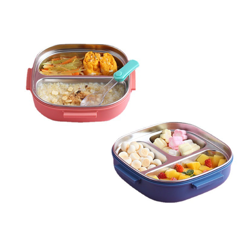 Stainless Steel Lunch Box Dinner Plate Robot Shaped Lunch Box