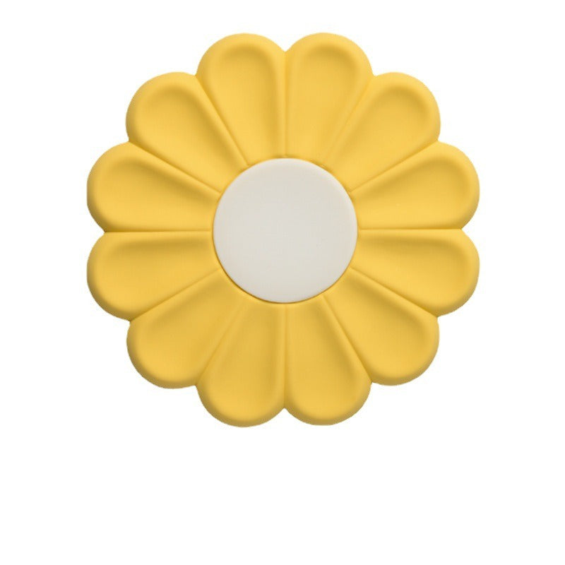 Creative Daisy Flower Household Oil and Heat Resistant Small Fresh Japanese and Korean Bowl and Plate Mats